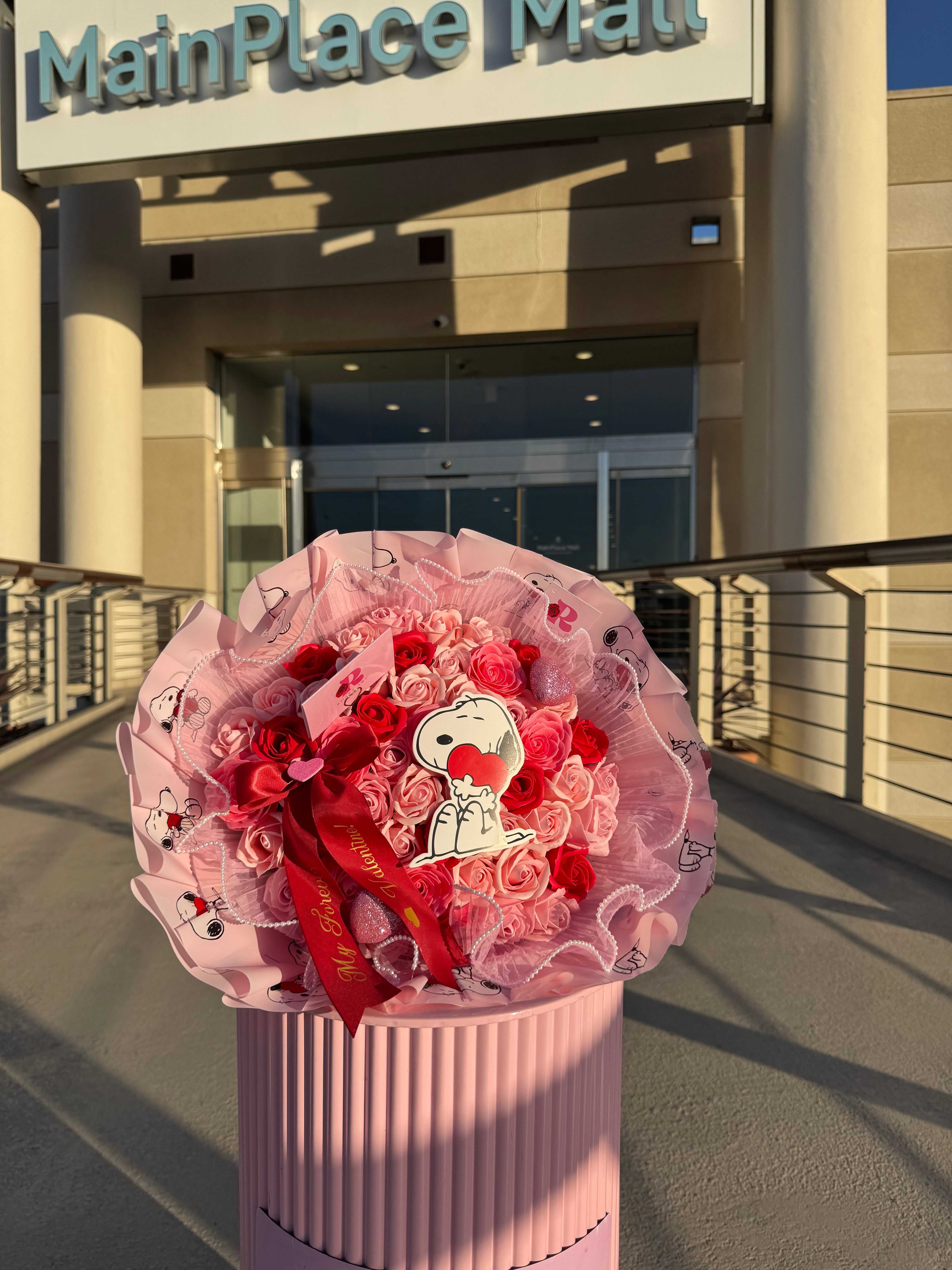 Snoopy love bouquet.🤍❤️