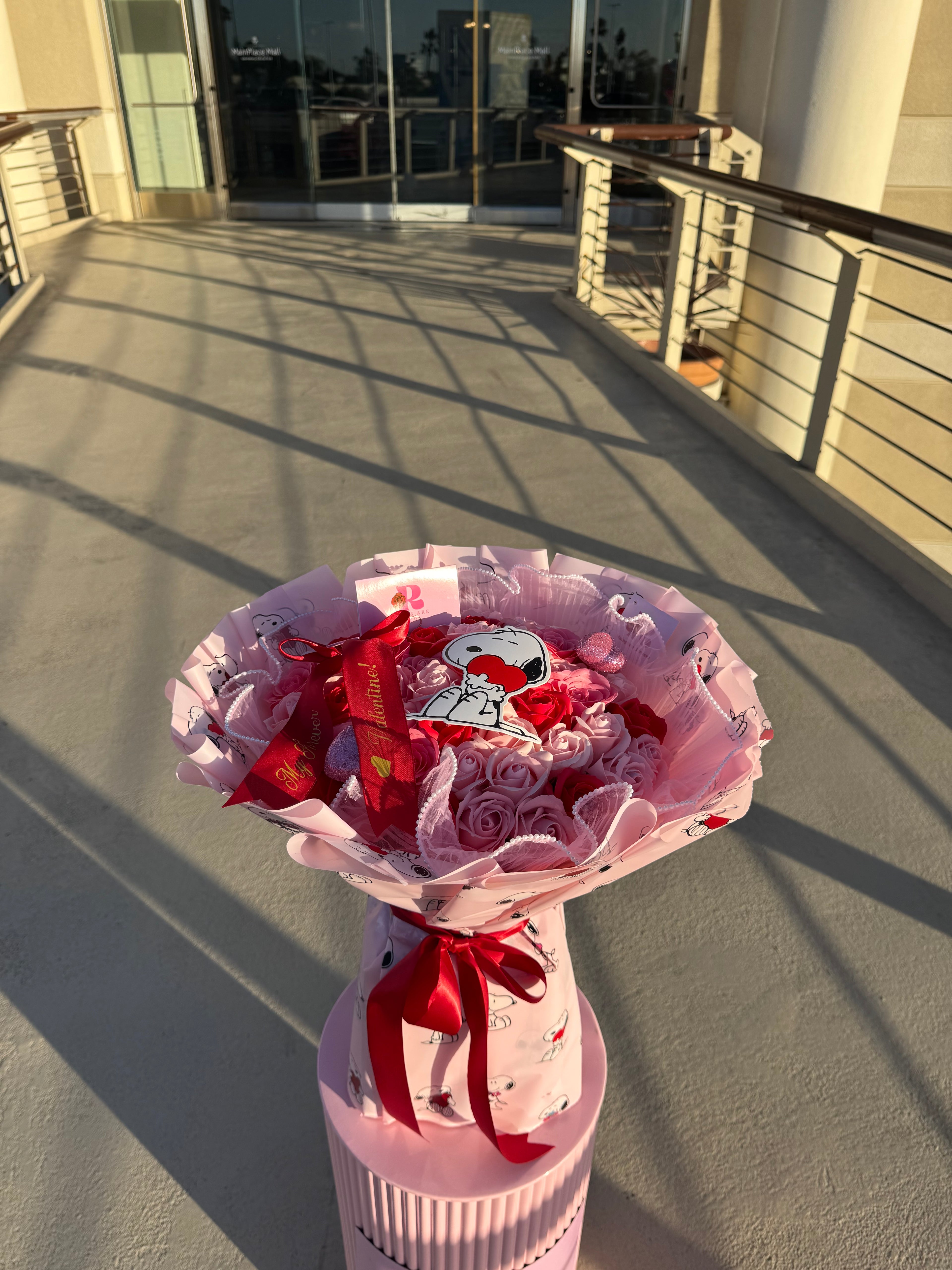 Snoopy love bouquet.🤍❤️